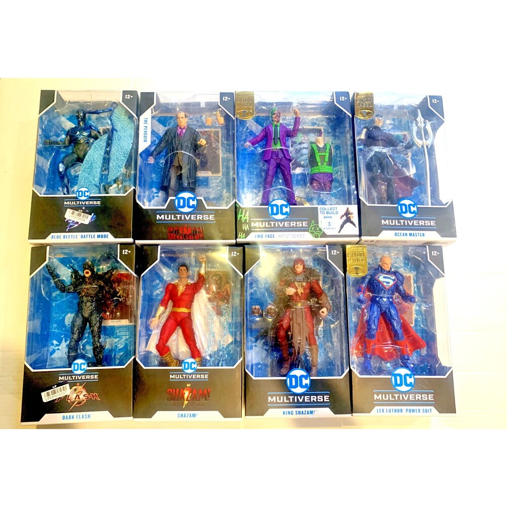 DC UNIVERSE COMBO SET (LOT8) - SEE PHOTOS